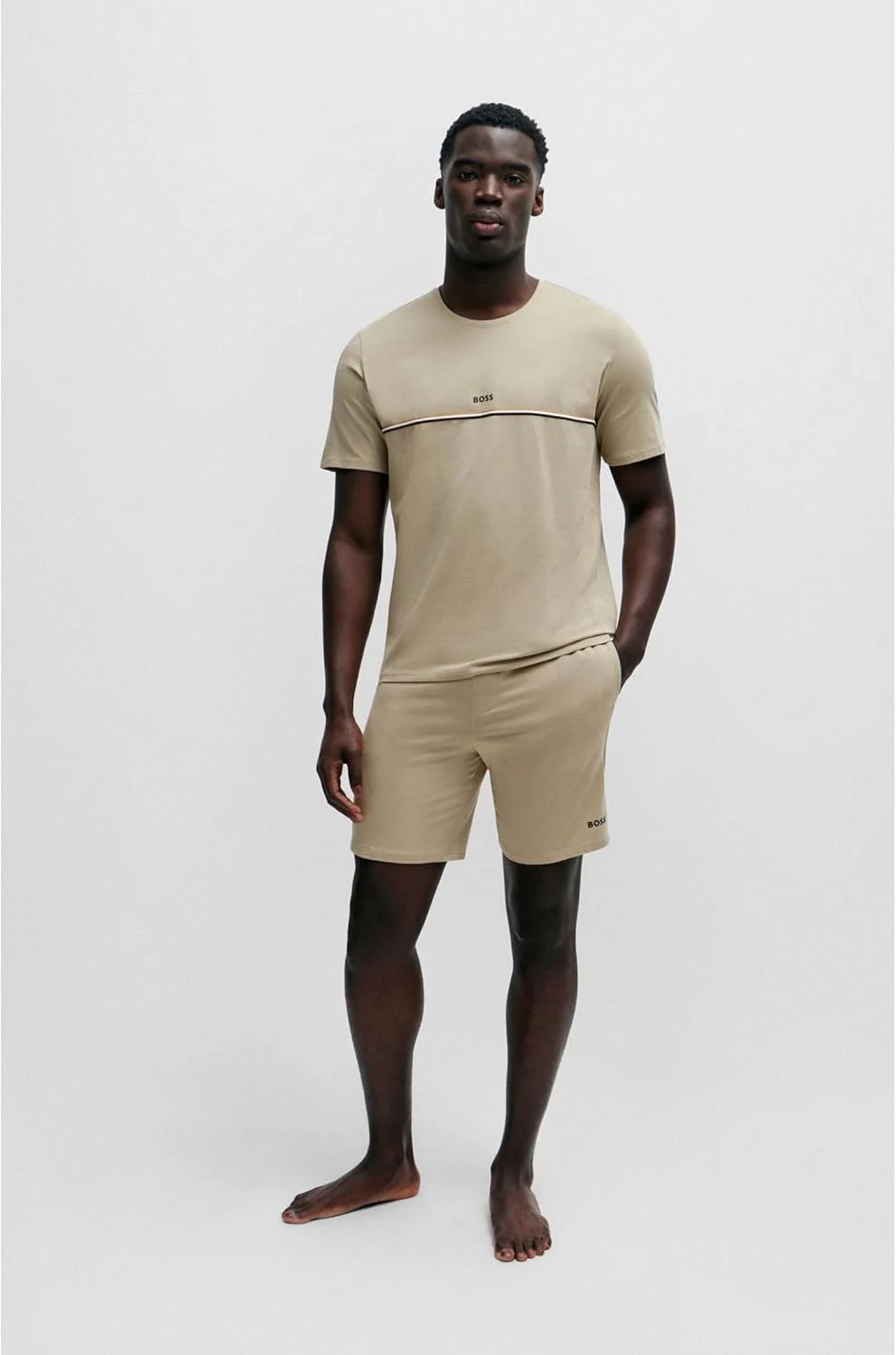 تی شرت مردانه BOSS مدل PYJAMA_T_SHIRT (بسته 1 عددی)