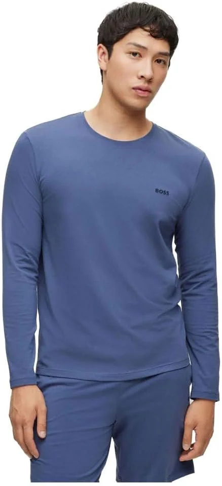 تی شرت آستین بلند مردانه BOSS مدل Mix&match Ls-shirt R