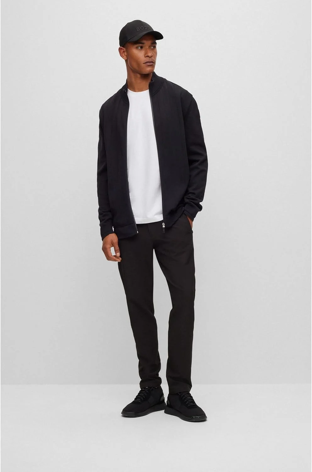 تی شرت مردانه مخلوط پنبه هوگو باس (تک بسته)