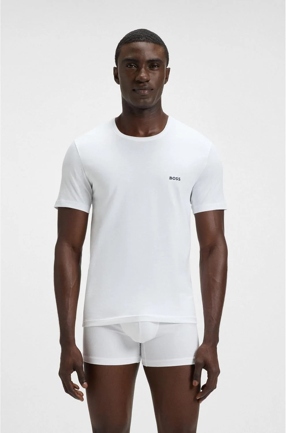 ست سه عددی زیرپوش مردانه کلاسیک باس، رنگ: سفید، سایز: M، M-L