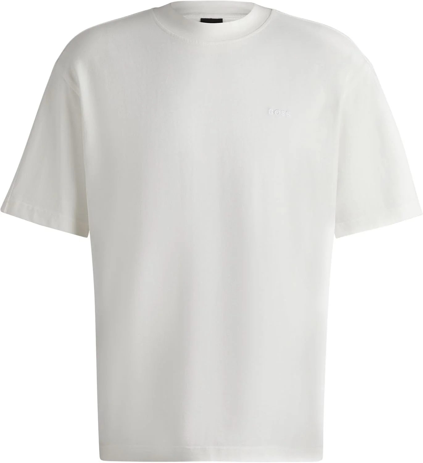 تی‌شرت مردانه BOSS مدل PeachMoon با جزئیات لوگو از جنس پنبه‌ای نرم