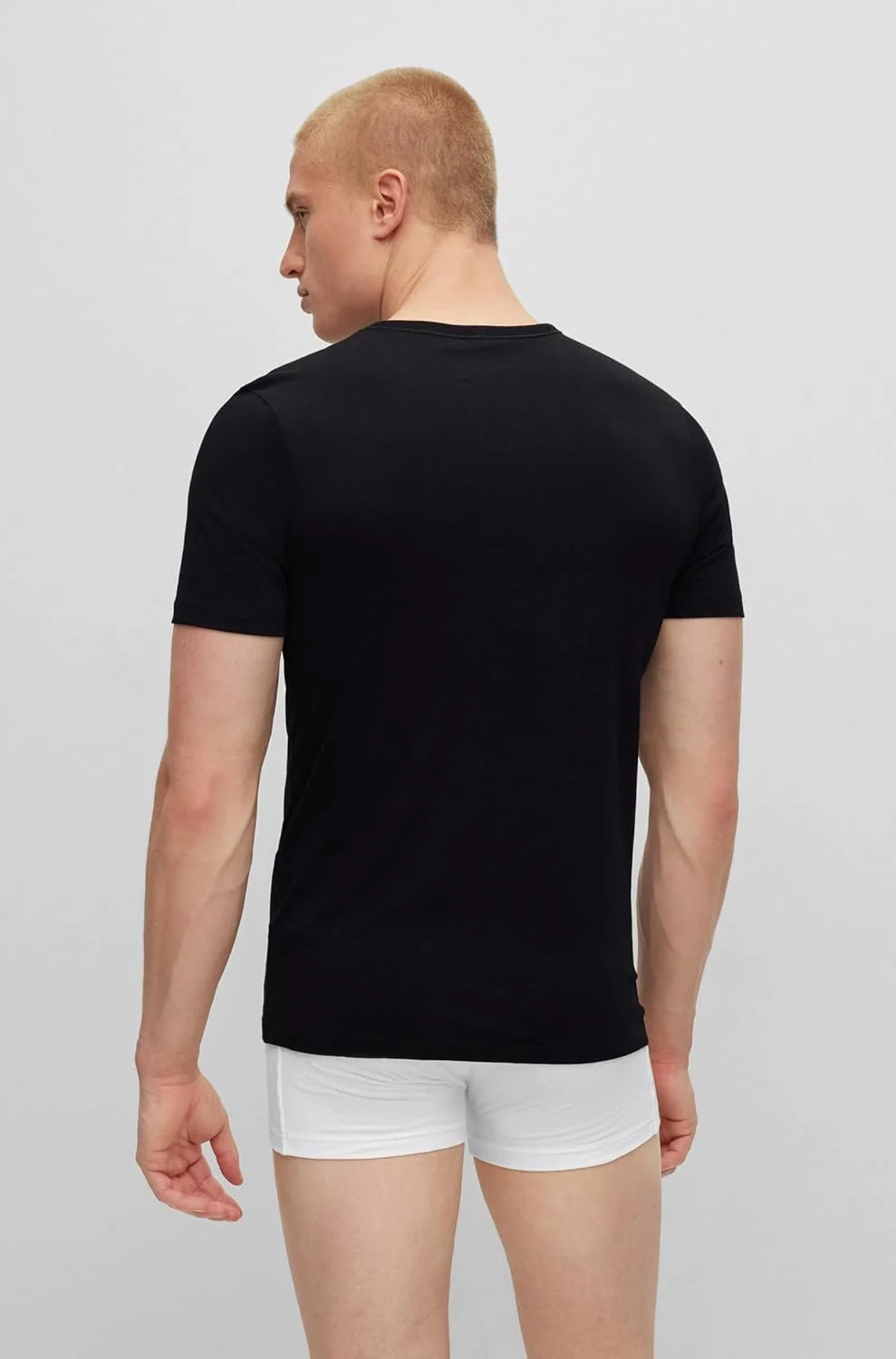 تیشرت مردانه یقه هفت BOSS، بسته 3 عددی تیشرت مردانه یقه هفت BOSS، بسته 3 عددی