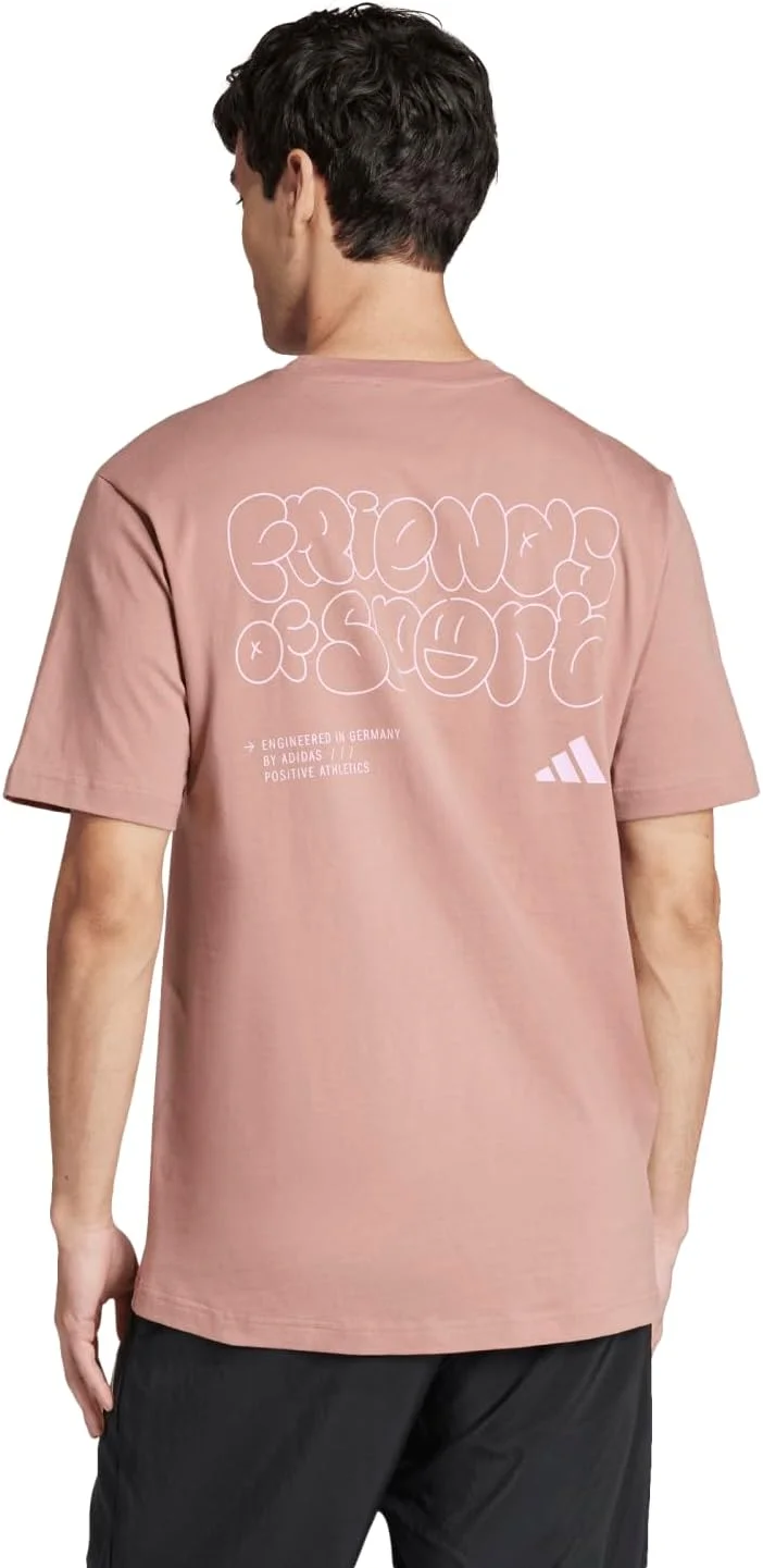 تیشرت گرافیکی مردانه آدیداس Lounge Verbiage Friends Of Sport تیشرت گرافیکی مردانه آدیداس Lounge Verbiage Friends Of Sport