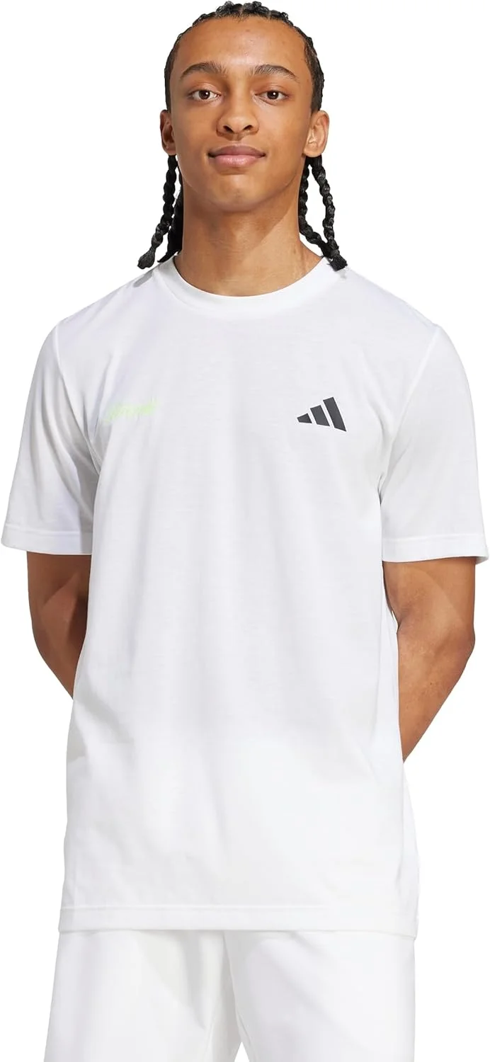 تی شرت گرافیکی تنیس مردانه آدیداس تی شرت گرافیکی تنیس مردانه آدیداس