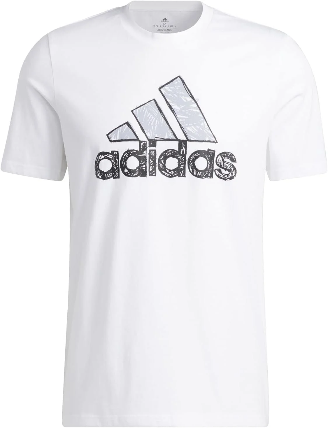 تی شرت گرافیکی آدیداس مردانه با طرح نشان ورزشی
