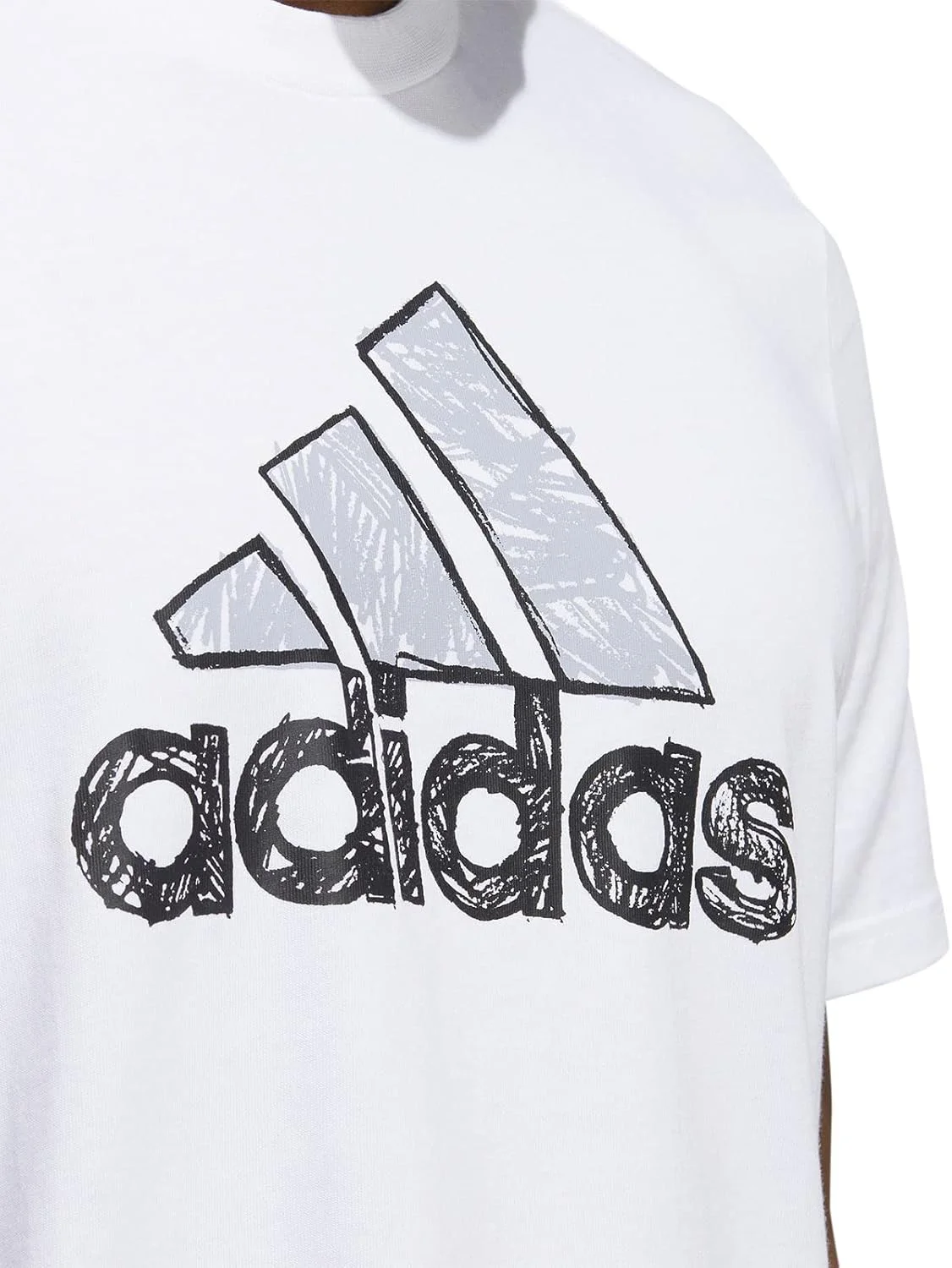 تی شرت گرافیکی آدیداس مردانه با طرح نشان ورزشی