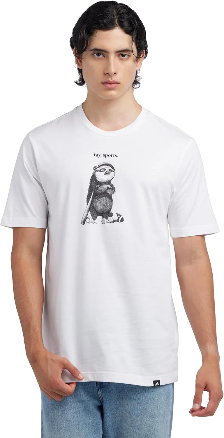تی شرت گرافیکی مردانه آدیداس طرح شخصیت ورزشی