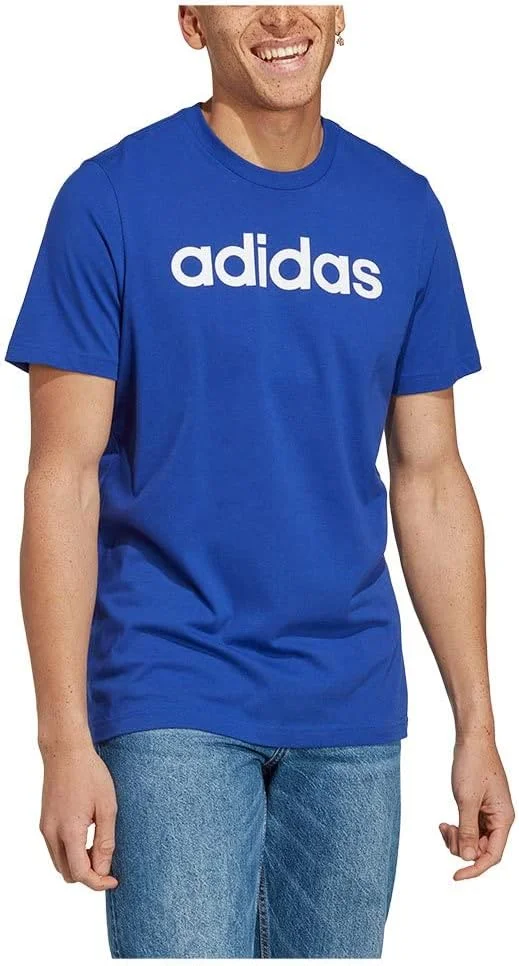 تی شرت مردانه آدیداس Essentials Single Jersey با لوگوی خطی گلدوزی شده