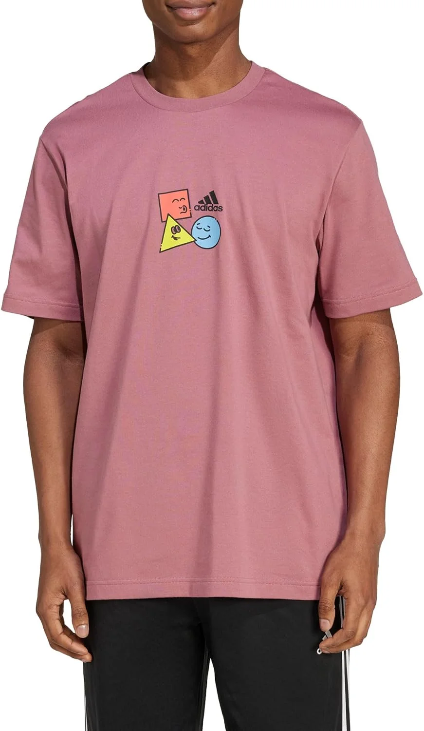 تی شرت گرافیکی مردانه آدیداس با طرح اشکال مثبت