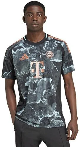 تی شرت مردانه آدیداس با طرح هندسی و برش اسلیم فیت