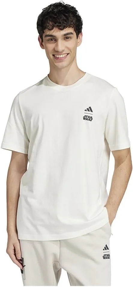 تی شرت مردانه آدیداس جنگ ستارگان The Mandalorian با طرح گرافیکی در پشت