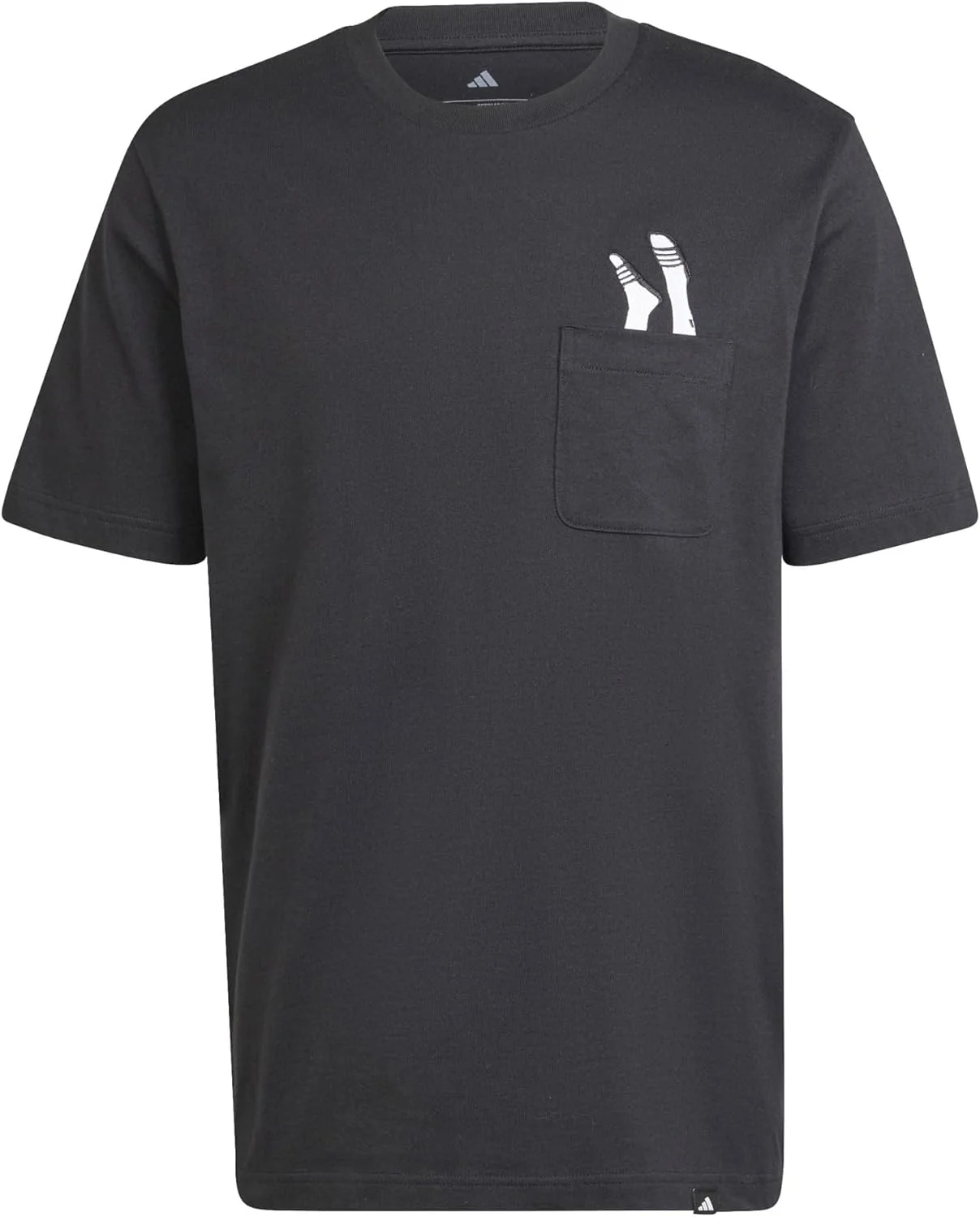 تی شرت مردانه آدیداس با طرح گرافیکی و جیب