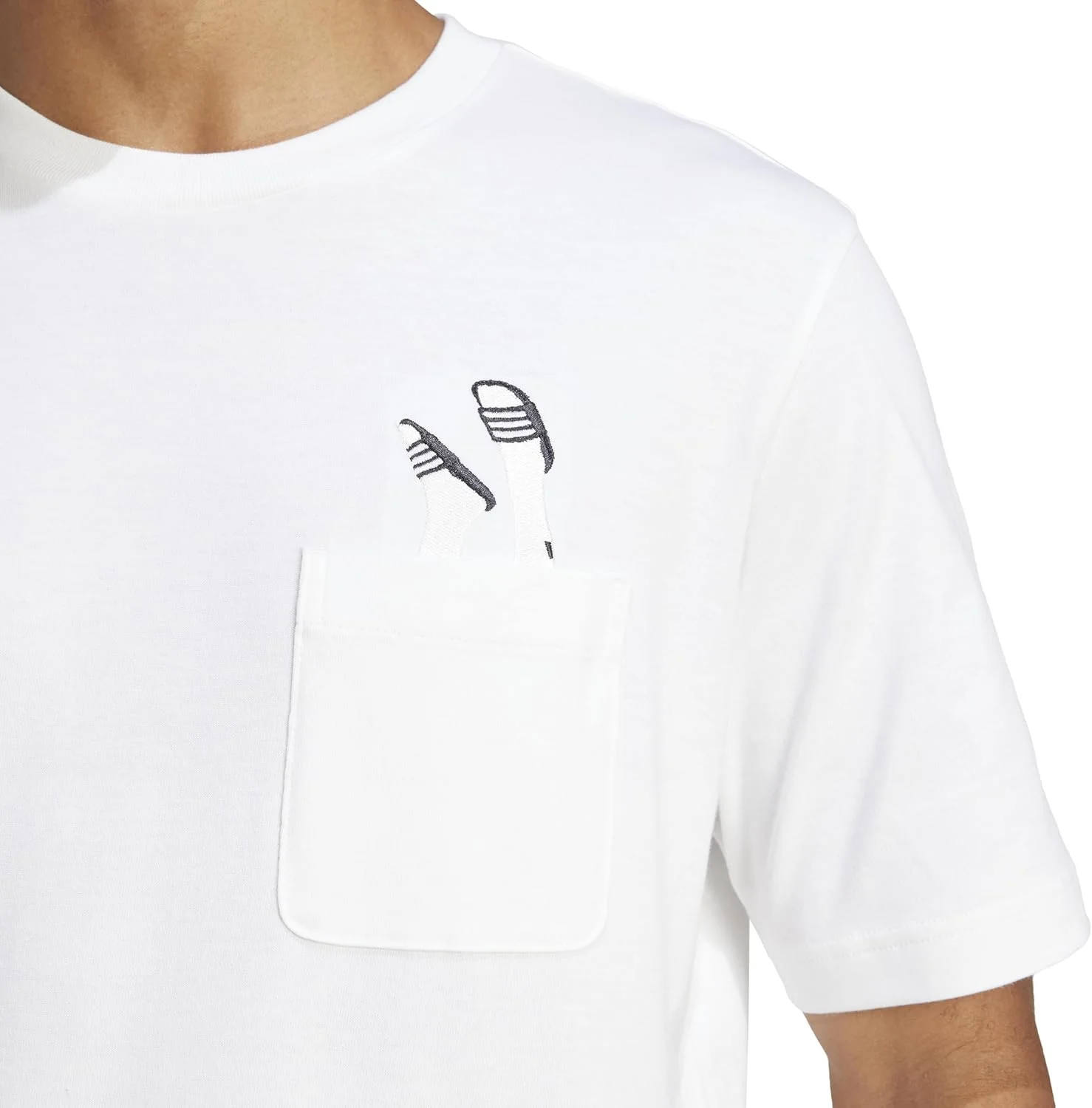 تی شرت مردانه آدیداس با طرح گرافیکی و جیب