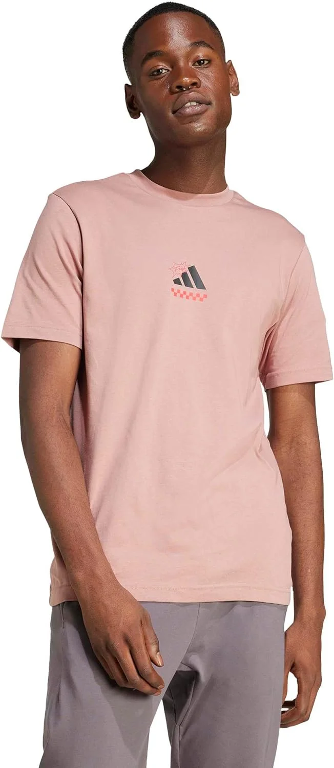 تی شرت گرافیکی پیتزا مردانه آدیداس