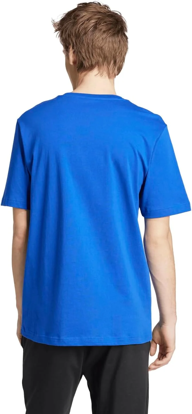 تی شرت گرافیکی گلدوزی شده پاستلی مردانه آدیداس