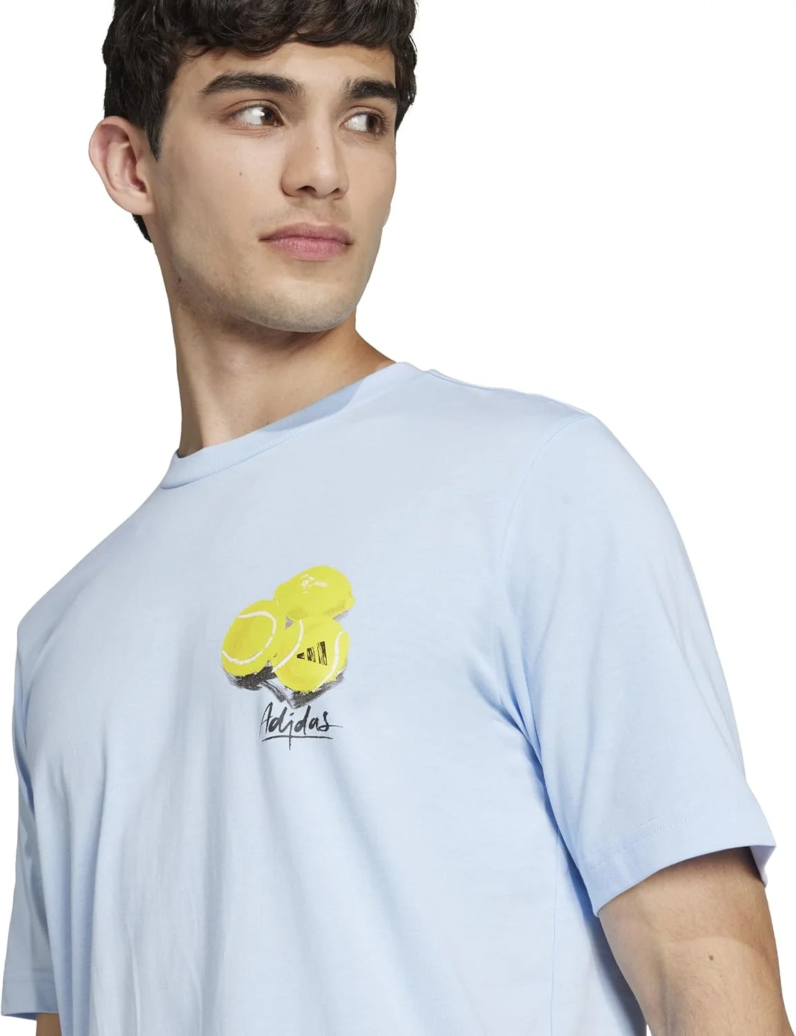 تی شرت گرافیکی مردانه آدیداس با طرح لیمو