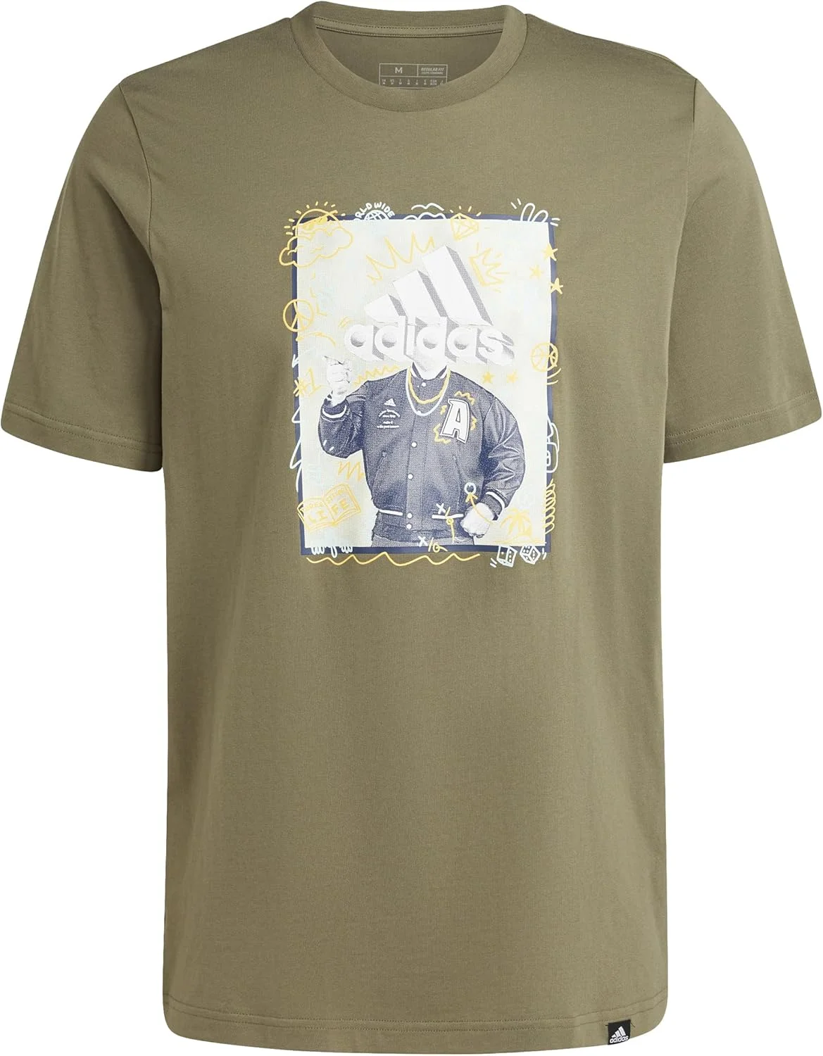 تی شرت گرافیکی مردانه آدیداس