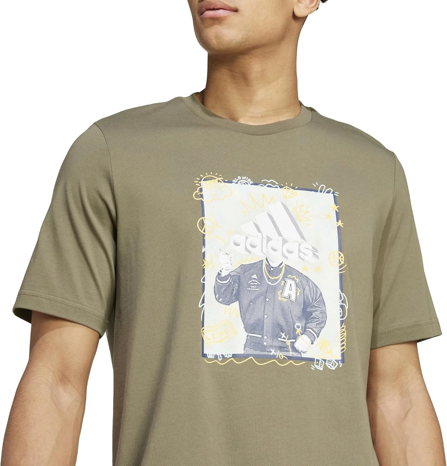 تی شرت گرافیکی مردانه آدیداس تی شرت گرافیکی مردانه آدیداس