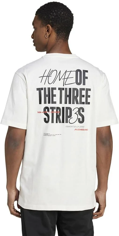 تی شرت گرافیکی مردانه آدیداس مدل Brand Love Signature