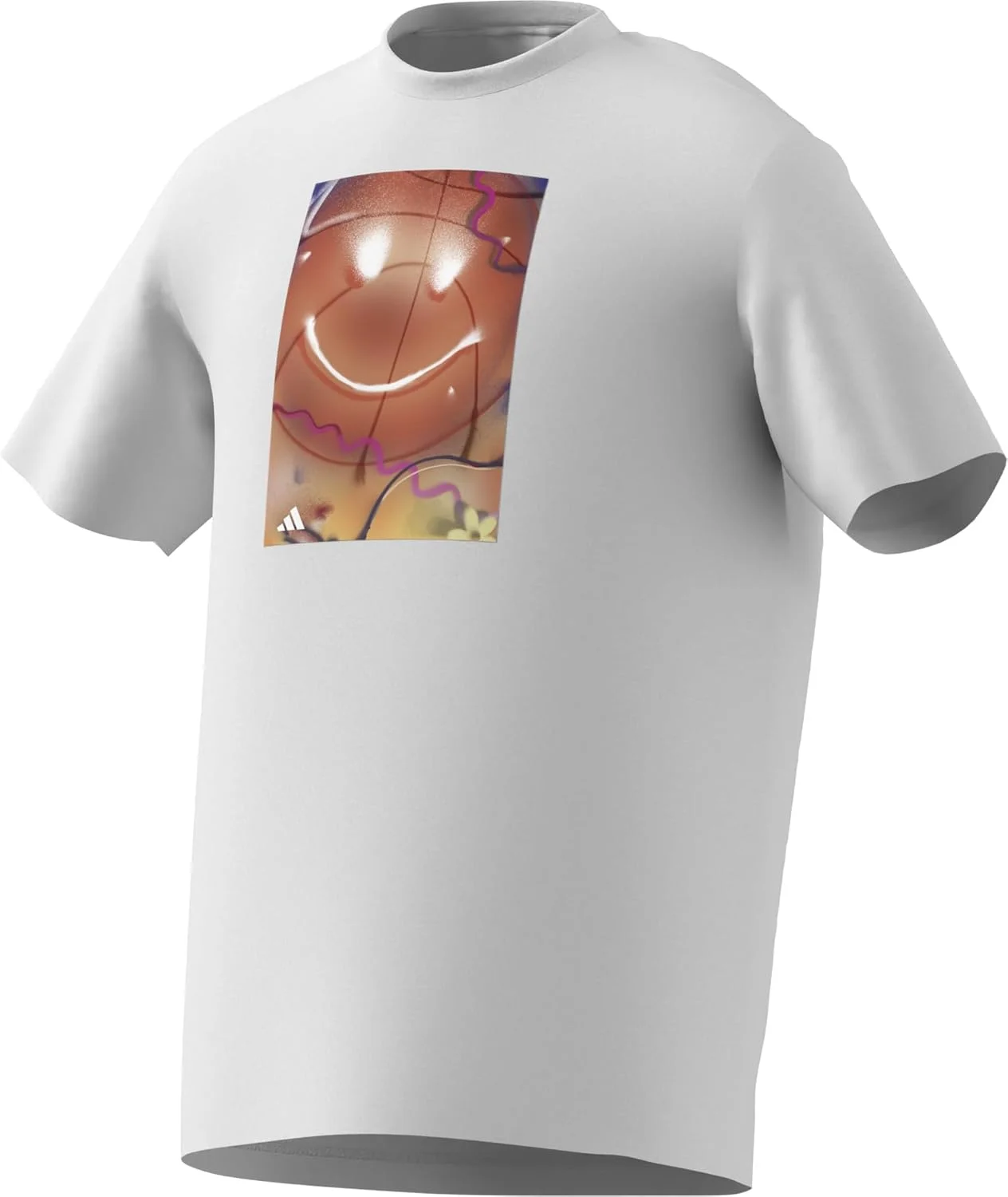 تی شرت گرافیکی مردانه آدیداس بسکتبال Is Happiness تی شرت گرافیکی مردانه آدیداس بسکتبال Is Happiness