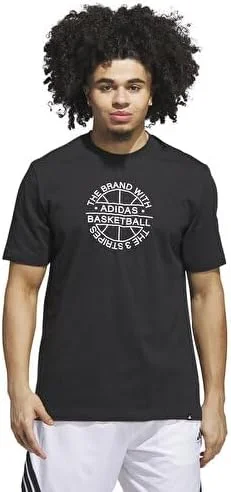 تی شرت گرافیکی آدیداس مردانه با طرح نشان بسکتبال