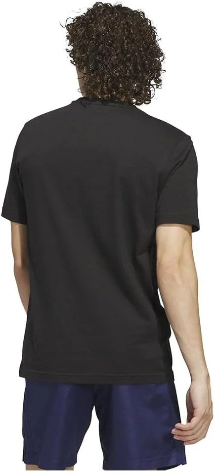 تی شرت گرافیکی مردانه آدیداس مدل 3-Stripes Lights Hoops