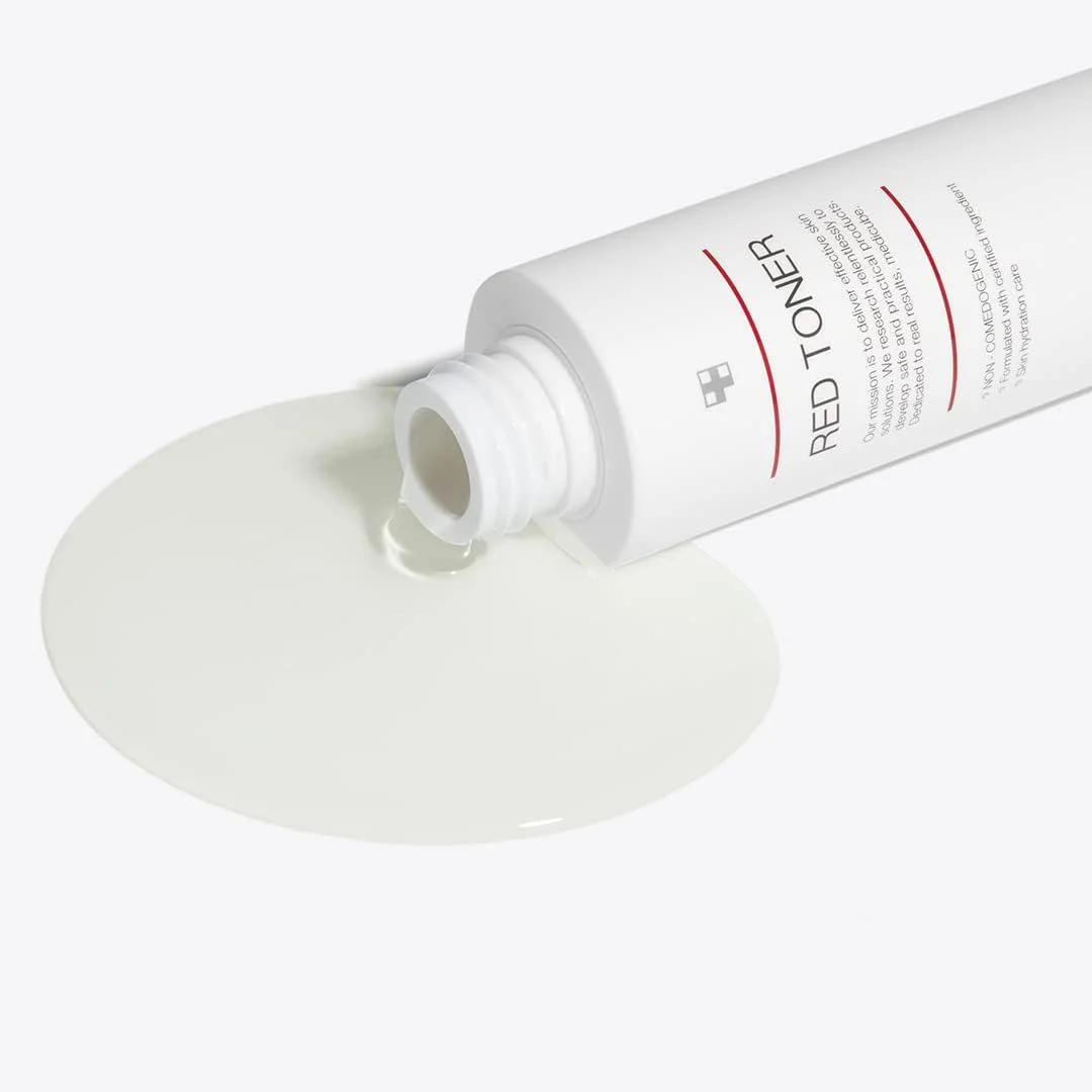 تونر قرمزی پوست Medicube نسخه 2.0 || فرمولاسیون ملایم برای پوست های مستعد جوش | تسکین دهنده و آرامش بخش | فرموله شده با BHA، نیاسینامید و آدنوزین | غیر کومدون زا | مراقبت از پوست کره ای (100 میلی لیتر)