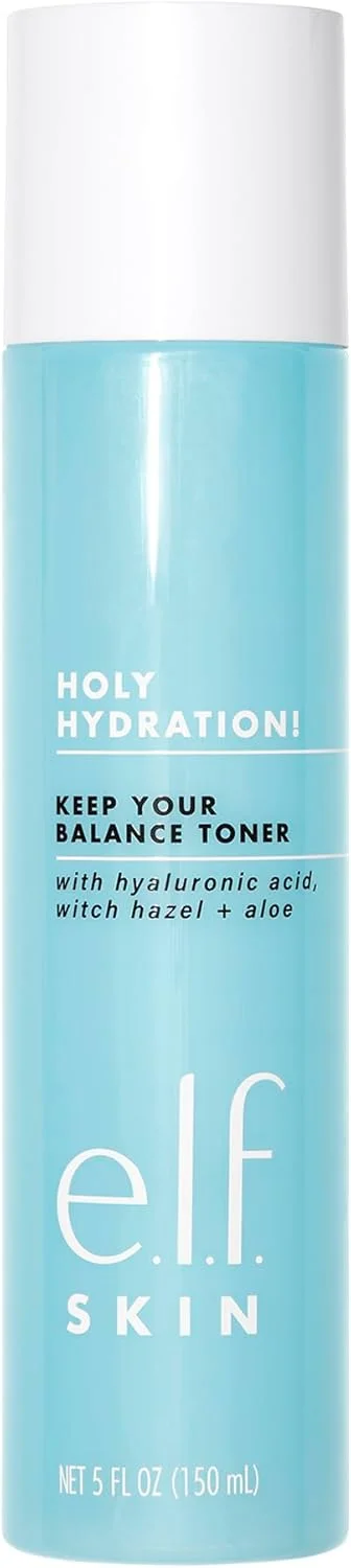 تونر متعادل کننده پوست ای.ال.اف، ملایم، طراوت بخش، ضد التهاب، پاک کننده آرایش و آلودگی ها، آبرسان، پاک کننده، تسکین دهنده، غنی شده با هیالورونیک اسید، فندق افسونگر و آلوئه ورا