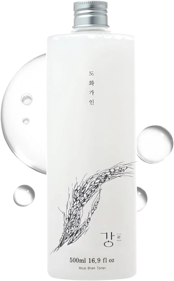 تونر سبوس برنج کره‌ای برای صورت (تقویت، احیا و مرطوب کننده) - آبرسان و گیاهی حاوی اسید هیالورونیک - عصاره سبوس برنج (500 میلی لیتر)
