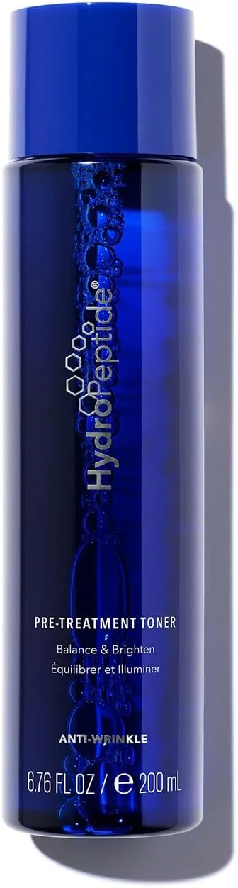 تونر پیش درمان هیدروپپتید، متعادل کننده و روشن کننده، ظاهری جوان و شاداب، 200 میلی لیتر