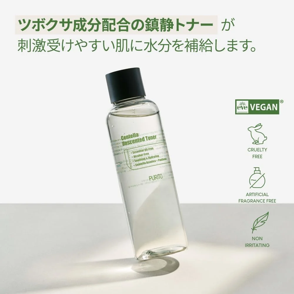تونر تسکین دهنده سنتلا Purito Wonder Releaf بدون عطر