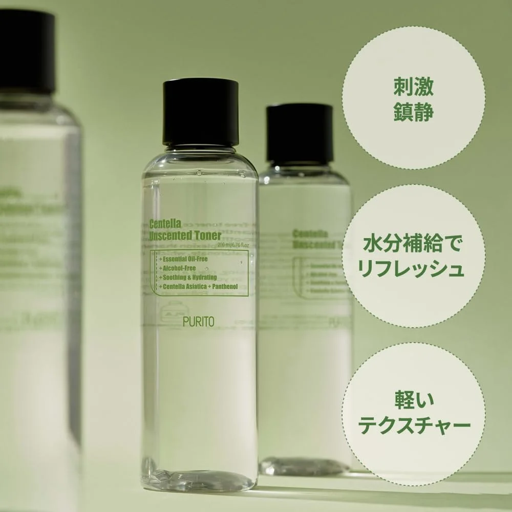 تونر تسکین دهنده سنتلا Purito Wonder Releaf بدون عطر