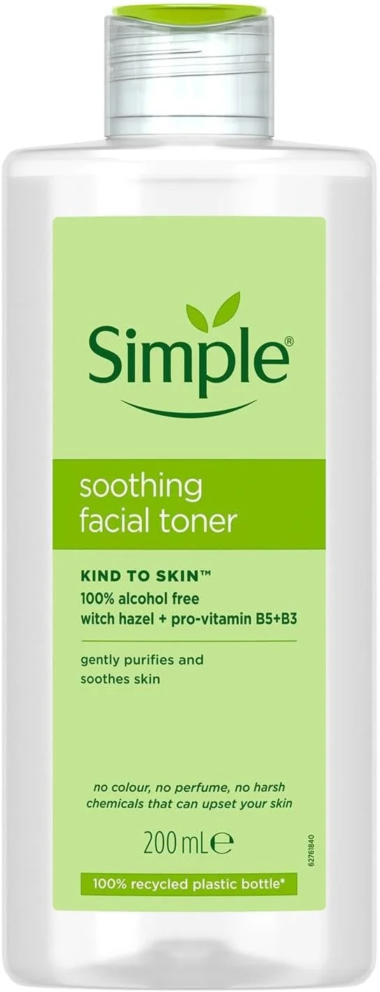 تونر تسکین دهنده سیمپل 200 میلی لیتر