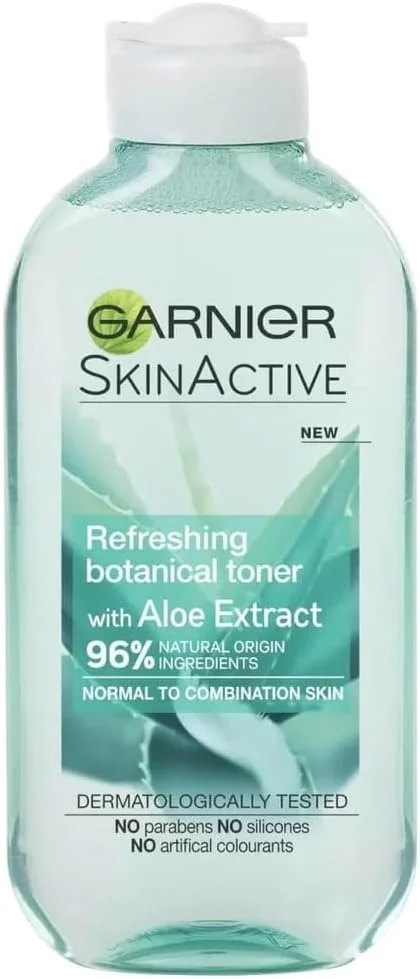 تونر آلوئه ورا و هیالورونیک گارنیه حجم 200 میلی لیتر