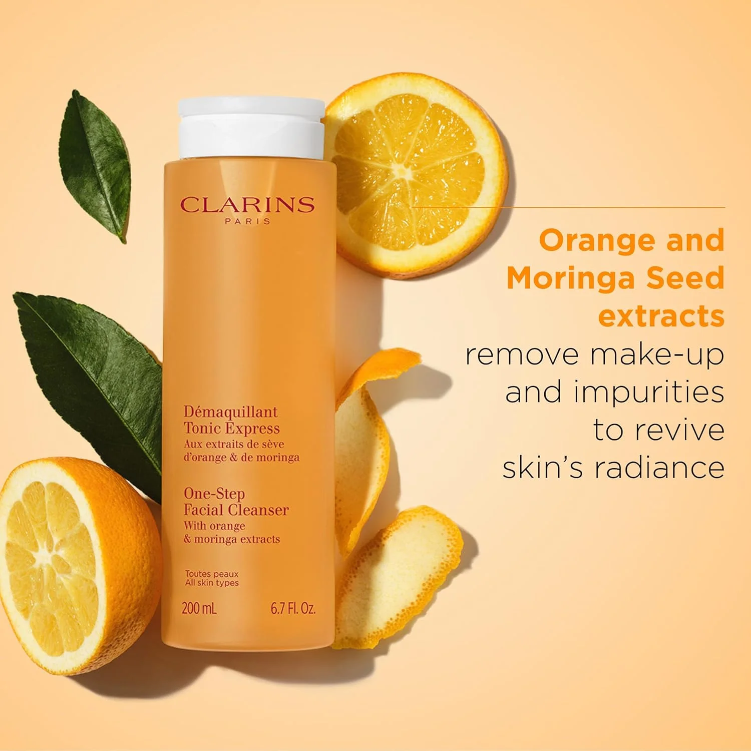 پاک کننده صورت یک مرحله ای کلارنس مناسب برای خانم ها و آقایان 200 میلی لیتر