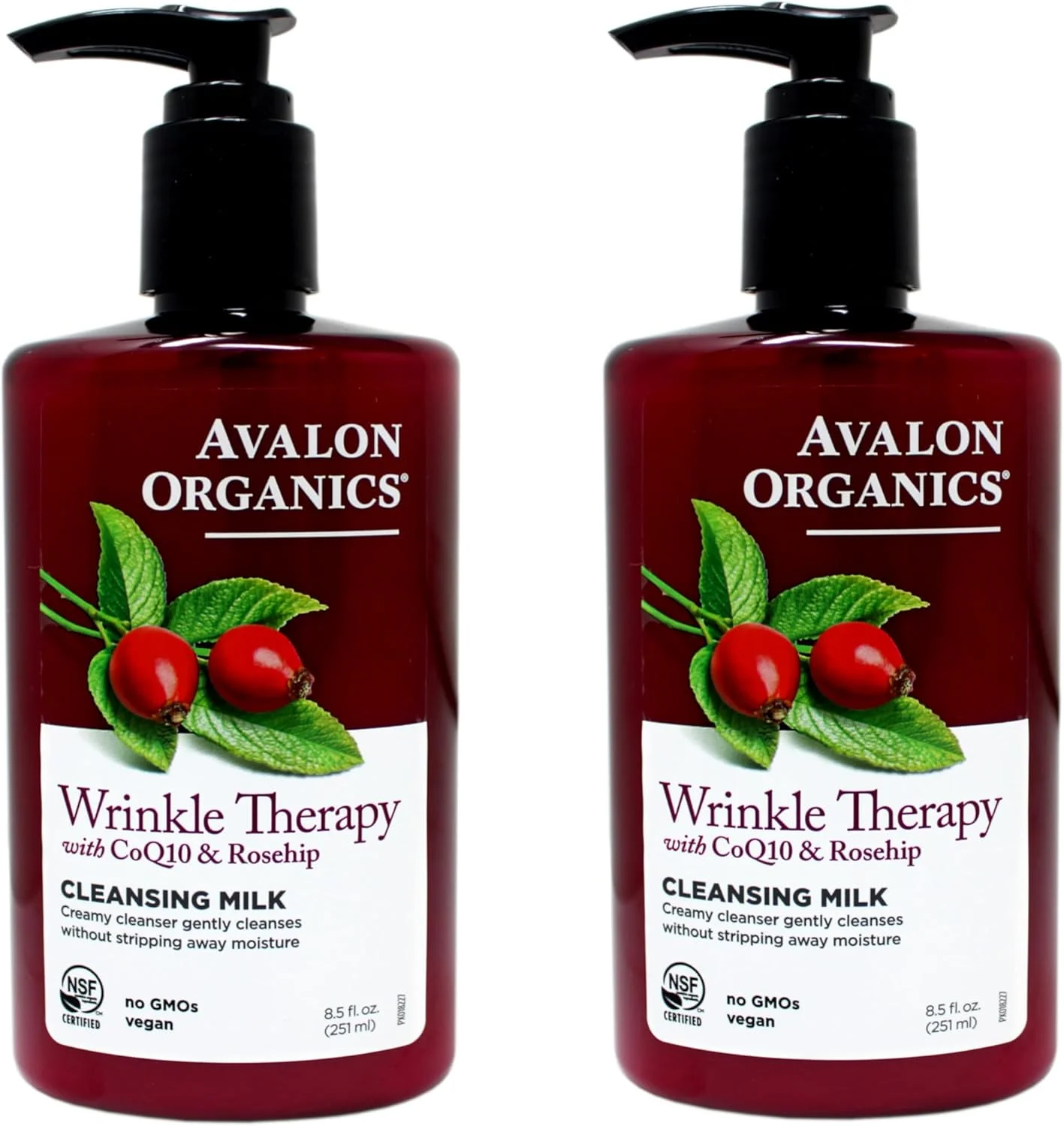 شیر پاک‌کن ضد چروک آوالون ارگانیکس | 250 میلی‌لیتر