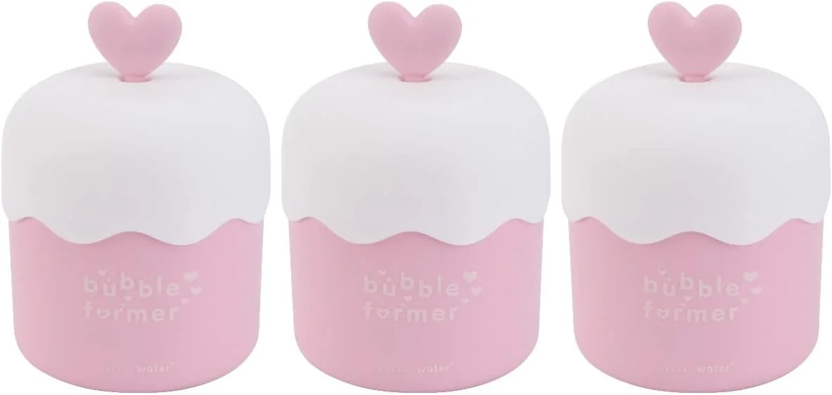 ZHUAGI دستگاه فوم ساز، 3 عدد دستگاه حباب ساز، فوم ساز صورت، فوم ساز صورت فنجانی، ابزار پاک کننده صورت، شیر پاک کننده صورت برای فنجان حباب صورت شستشوی صورت کودک