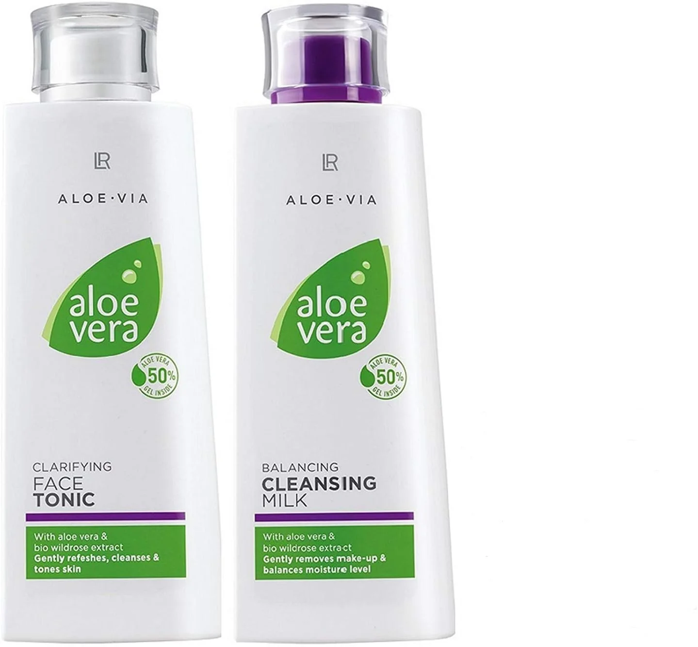 مجموعه پاک کننده صورت آلوئه ورا LR Aloe Via (شیر پاک کن و تونر)