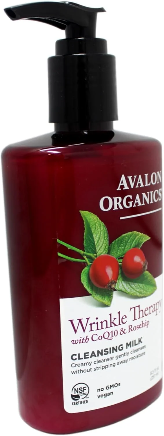 شیر پاک‌کن ضد چروک آوالون ارگانیکس | 250 میلی‌لیتر