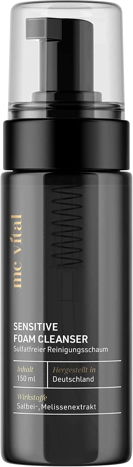 فوم پاک کننده ملایم صورت 150 میلی لیتر با عصاره مریم گلی و بادرنجبویه - فوم پاک کننده صورت به عنوان پاک کننده صورت - پاک کننده صورت، پاک کننده منافذ صورت، پاک کننده صورت آقایان