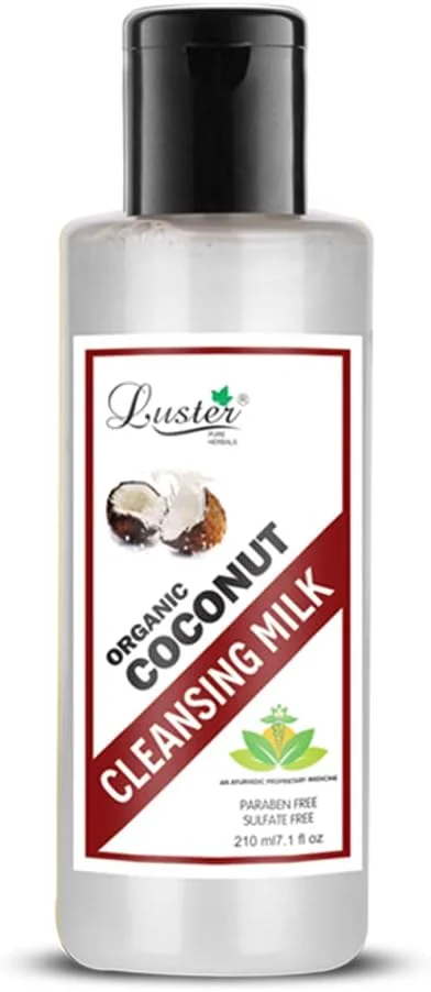 شیر پاک کننده نارگیل روشن کننده ارگانیک | غنی شده با آب نارگیل | پاک کننده عمیق و طراوت بخش | شیر پاک کننده طبیعی صورت برای بانوان (بدون پارابن و سولفات) - 210 میلی لیتر شیر پاک کننده نارگیل روشن کننده ارگانیک | غنی شده با آب نارگیل | پاک کننده عمیق و طراوت بخش | شیر پاک کننده طبیعی صورت برای بانوان (بدون پارابن و سولفات) - 210 میلی لیتر