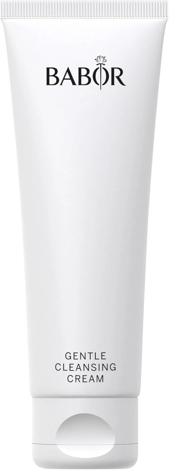 کرم پاک کننده ملایم BABOR برای پوست خشک و حساس، بسیار ملایم، سازگار با پوست و لوسیون پاک کننده کرمی، فرمول وگان، شیر پاک کننده ملایم، 200 میلی لیتر