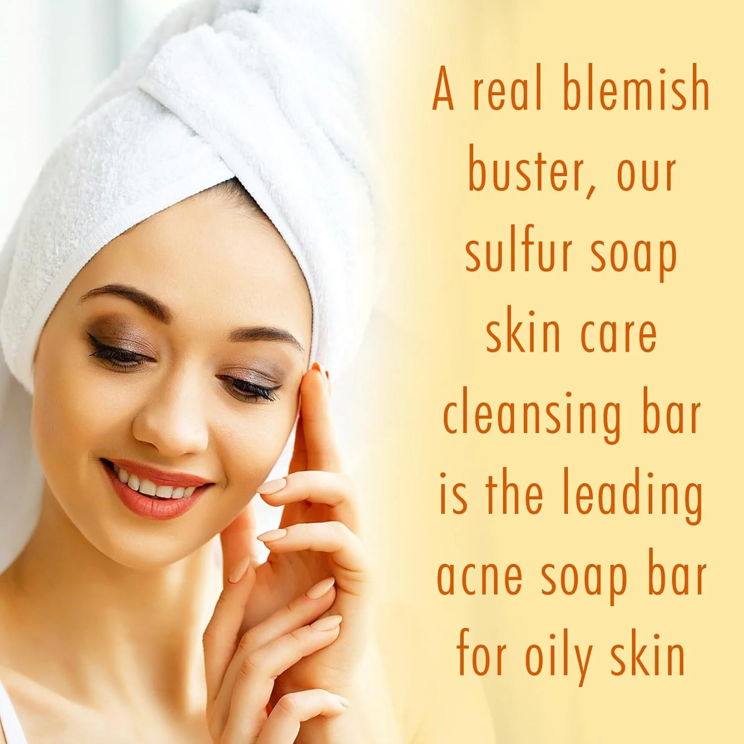 صابون گوگرد 10% برای شستشوی صورت و بدن - پاک کننده طبیعی کنترل کننده درخشش پوست برای آکنه و پوست چرب - تولید شده در ایالات متحده آمریکا، شستشوی مراقبت از پوست التیام بخش با علف لیمو، روغن درخت چای، ویتامین E، شیر نارگیل