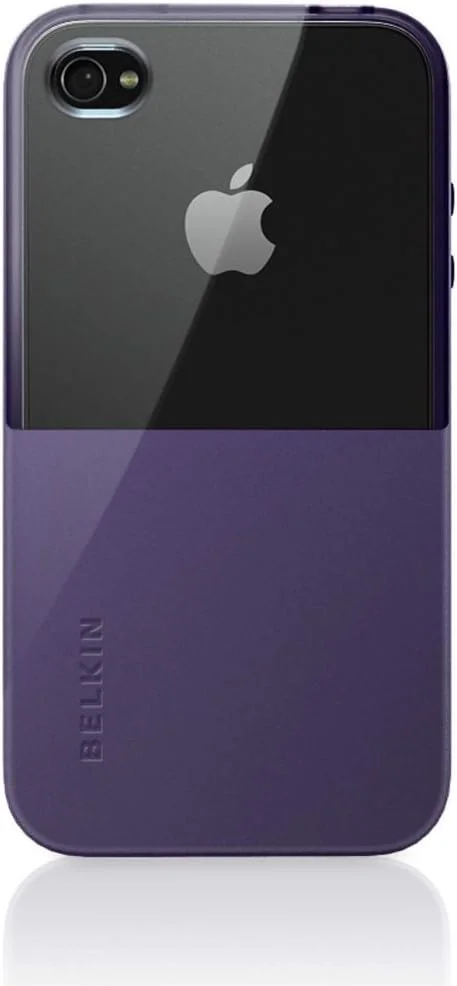 قاب محافظ نرم بلکین مدل F8Z621qe143 مناسب برای آیفون 4 (جنس پلی کربنات)، Shield Eclipse بنفش قاب محافظ نرم بلکین مدل F8Z621qe143 مناسب برای آیفون 4 (جنس پلی کربنات)، Shield Eclipse بنفش