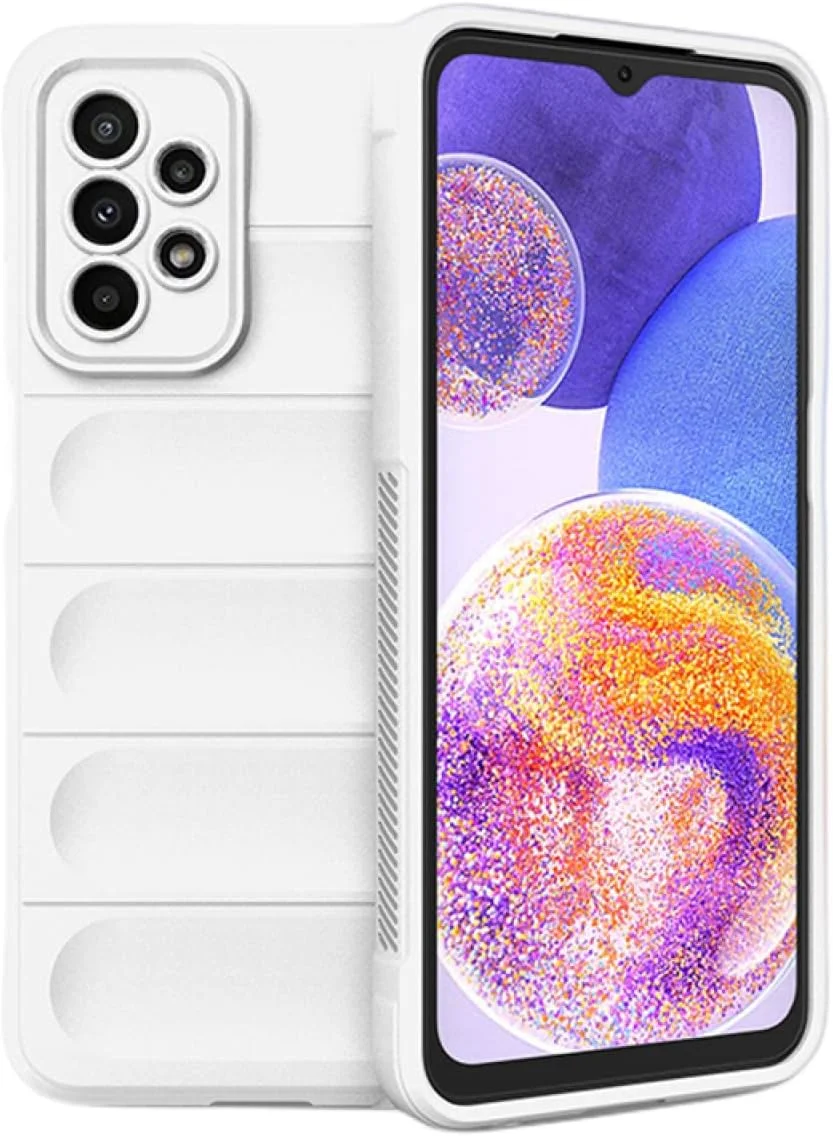 قاب گوشی سازگار با پوست با آستر داخلی نرم برای گوشی های سامسونگ گلکسی اس 22، اس 21 اولترا، پلاس، اف ای، نوت 20، آ 73، آ 53، آ 33 5G، کاور پشتی ضد ضربه با ایربگ (سفید، اس 22 اولترا)