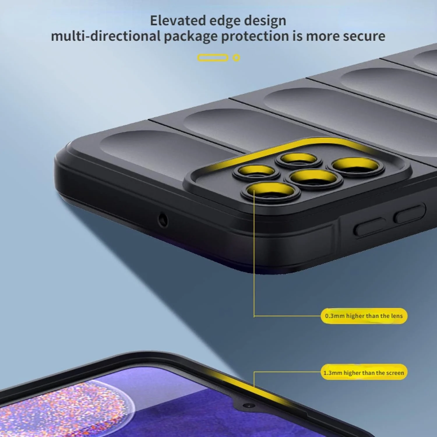 قاب گوشی سازگار با پوست با آستر داخلی نرم برای گوشی های سامسونگ گلکسی اس 22، اس 21 اولترا، پلاس، اف ای، نوت 20، آ 73، آ 53، آ 33 5G، کاور پشتی ضد ضربه با ایربگ (سفید، اس 22 اولترا)