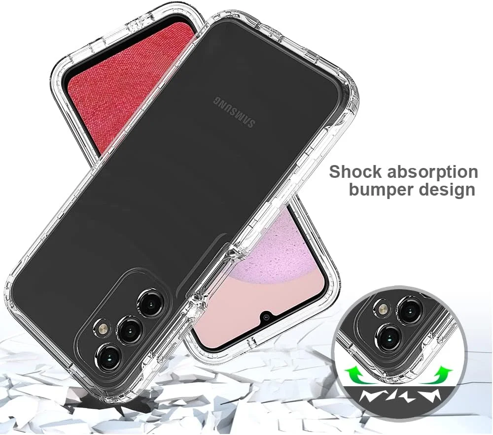 کاور محافظ گوشی شیاومی XINNI مناسب برای گوشی سامسونگ گلکسی A14 5G، محافظت 360 درجه ضد ضربه با محافظ صفحه نمایش داخلی، پوشش بیرونی مقاوم