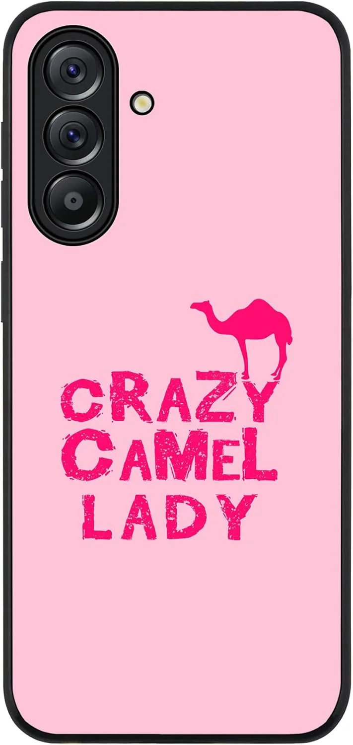 قاب محافظ گوشی سامسونگ گلکسی آ 56 5G، مقاوم، باریک، محافظ دوربین، ضد ضربه - طرح بانوی شتر دیوانه