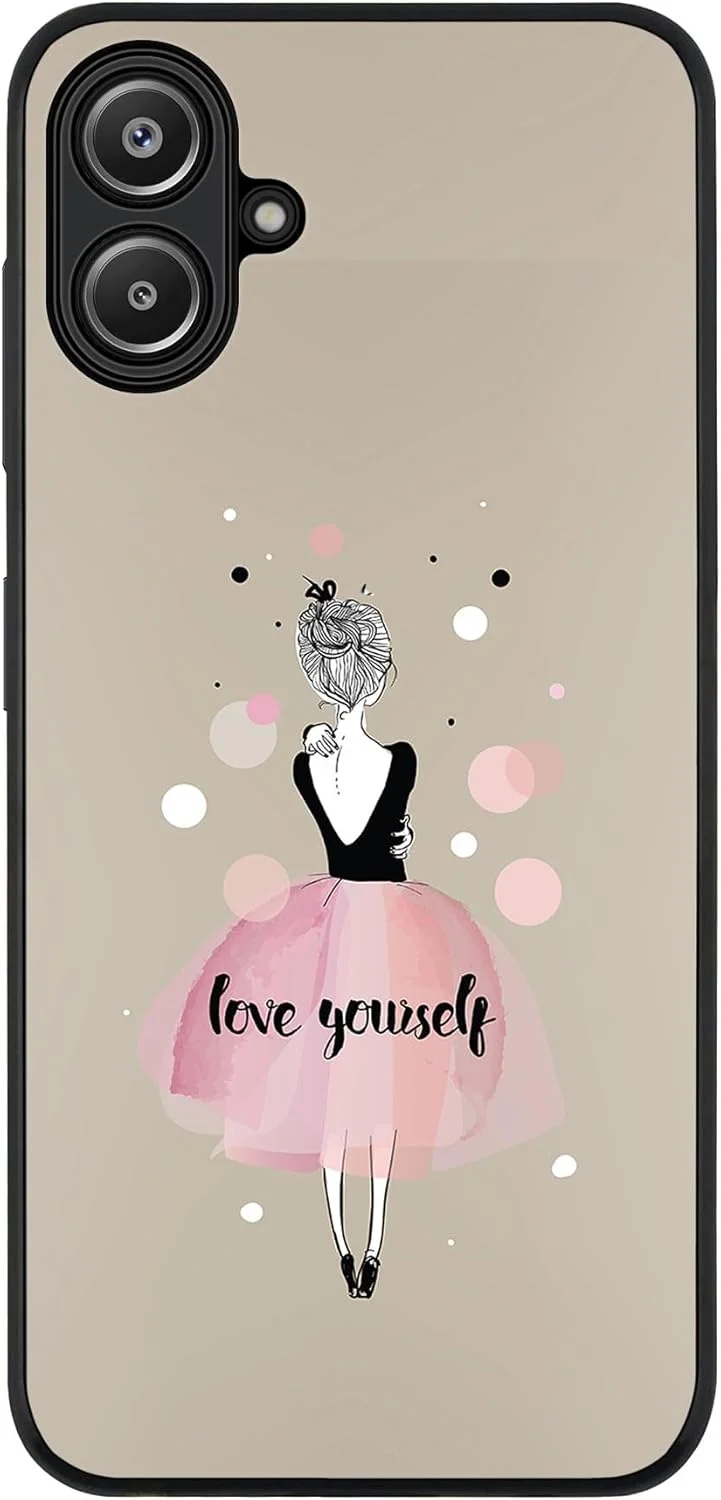 قاب محافظ گوشی سامسونگ گلکسی A06، پوشش مقاوم، باریک و محافظت از دوربین، ضد ضربه و نازک - دوست داشتن خود