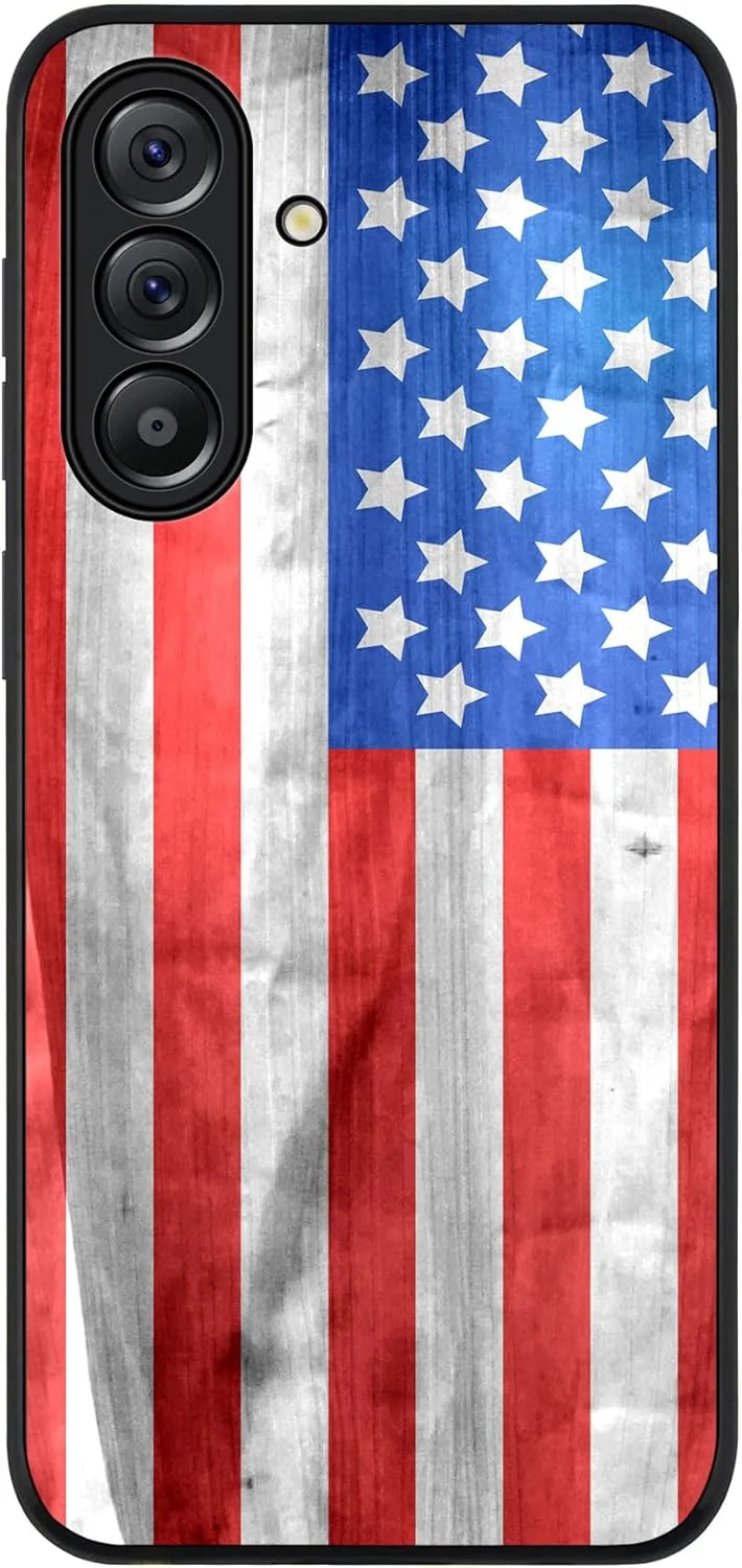 قاب محافظ گوشی سامسونگ گلکسی A36 5G، مقاوم، باریک، محافظ دوربین، ضد ضربه و نازک - طرح پرچم کهنه ایالات متحده